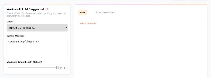 Workers AI LLM Playground 在线体验主流开源大模型💡简介无需登录注册，在线体验三十余款主流开源模型：llma2/3、mistral、tinyllama、starling、qwen、openchat 等，最高支持 2048 Tokens 输出长度🔗 体验入口  |  开发文档#Workers #AI #LLM #开源 #模型 #测试Via @Cloudflare_CN
