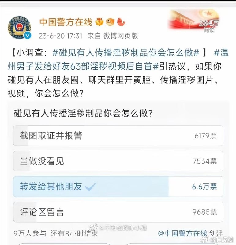 看到朋友们都在转“ 明年 1 月 1 日起，向 好友 发 淫秽 信息 违法 ”这条新闻，不由得让我想起两年多前那场投票