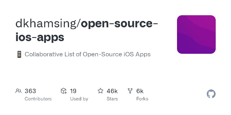 GitHub - dkhamsing/open-source-ios-apps: :iphone: Collaborative List of Open-Source iOS Apps