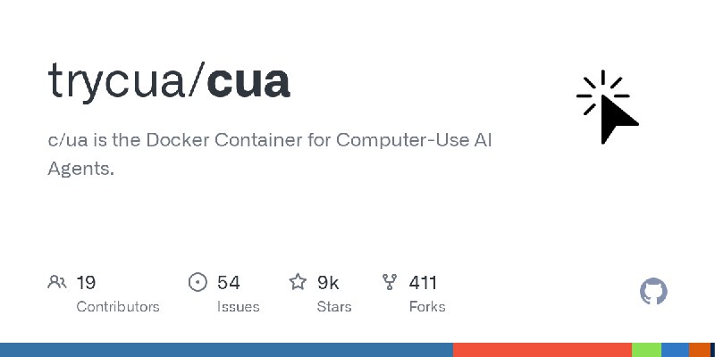 GitHub - trycua/cua: c/ua is the Docker Container for Computer-Use AI Agents.