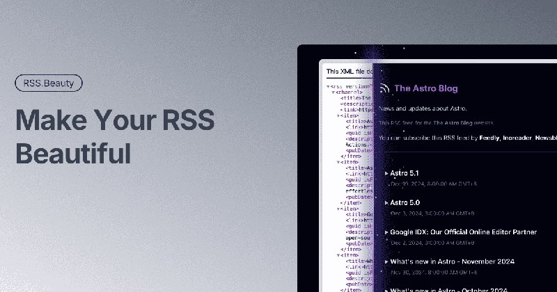 GitHub - ccbikai/RSS.Beauty: Make Your RSS Beautiful!