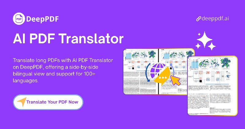 AI PDF Translator - Translate PDFs Online Free, No Sign-up