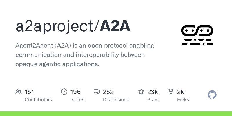 GitHub - a2aproject/A2A: Agent2Agent (A2A) is an open protocol enabling communication and interoperability between opaque agentic…