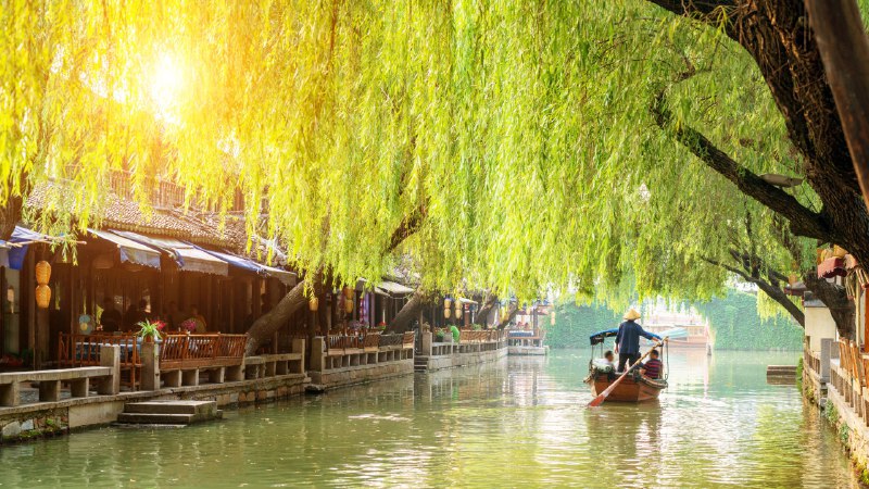 #Bing_Wallpaper春和景明苏州古镇风景，江苏省，中国 (© gyn9038/Getty Images)4K