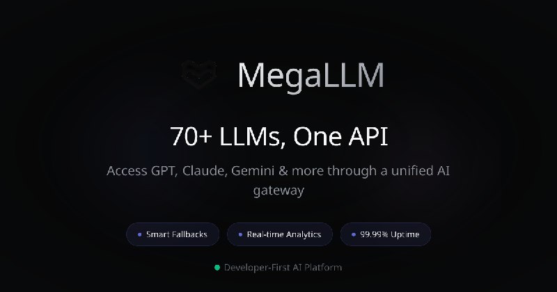 One API for 70+ AI Models | Unified LLM Gateway