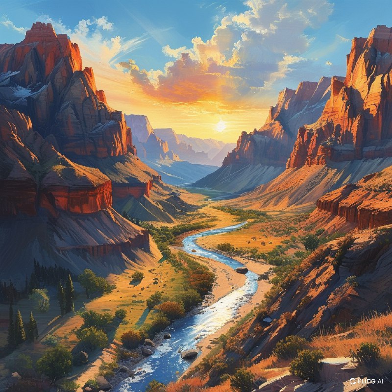 #Bing_Wallpaper“犹他州锡安国家公园雄伟的砂岩悬崖，在温暖的金色阳光下闪耀，巍峨的岩石结构展现出深红、橙色和粉红色的色彩层次