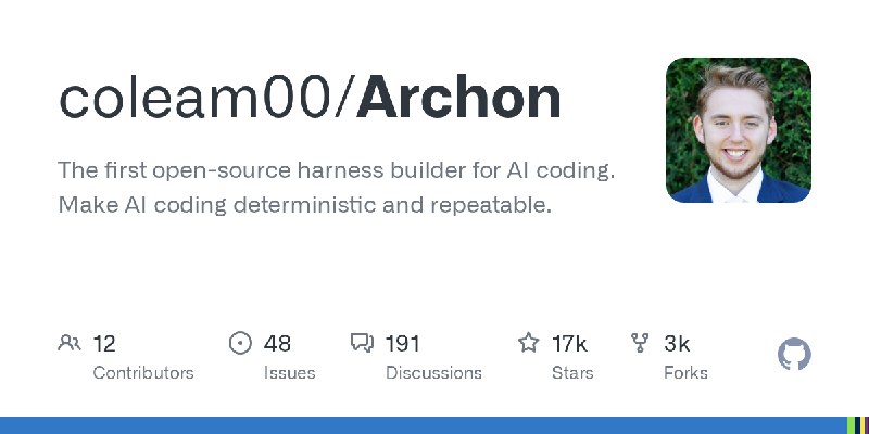 GitHub - coleam00/Archon: The first open-source harness builder for AI coding. Make AI coding deterministic and repeatable.