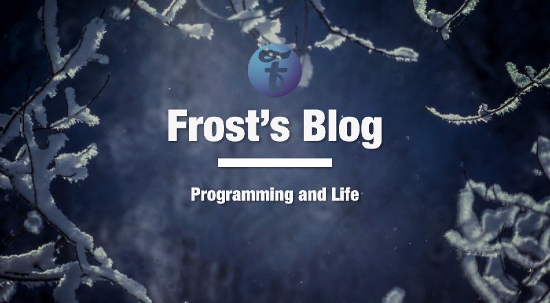 Frost's Blog