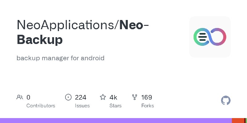 GitHub - NeoApplications/Neo-Backup: backup manager for android