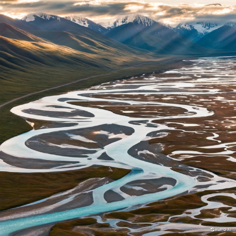 河流的狂野舞蹈温德河，布鲁克斯山脉，北极国家野生动物保护区，阿拉斯加州，美国河流的狂野舞蹈温德河，布鲁克斯山脉，北极国家野生动物保护区，阿拉斯加州，美国