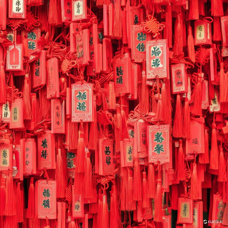 #Bing_Wallpaper"江苏省南京夫子庙里充满活力和沉浸感的新年祝福场景