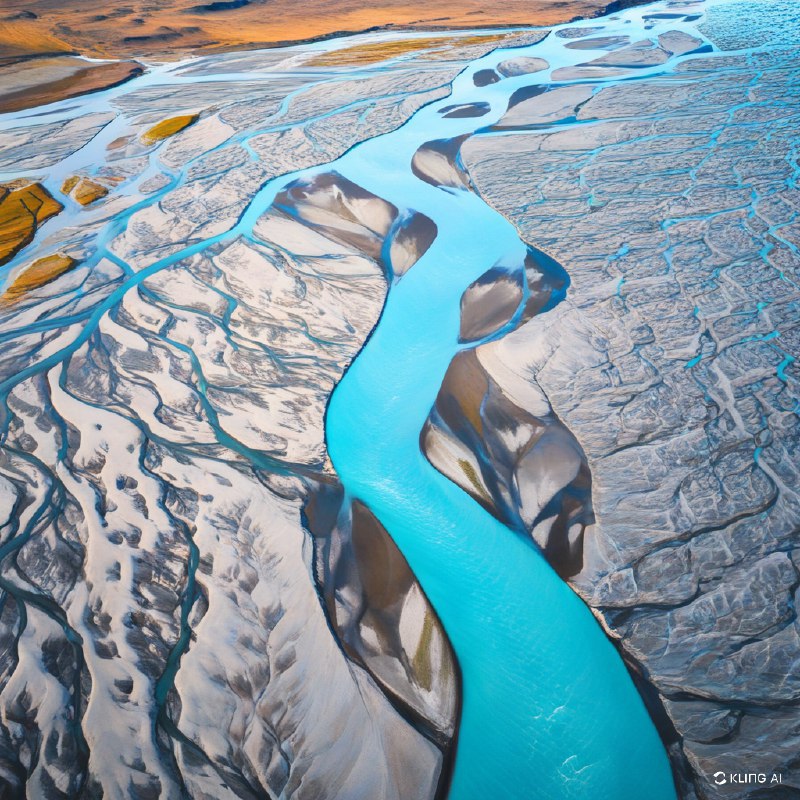 来自冰与火之国冰岛冰川河流鸟瞰图来自冰与火之国冰岛冰川河流鸟瞰图