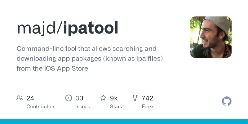 GitHub - majd/ipatool: Command-line tool that allows searching and downloading app packages (known as ipa files) from the iOS App…