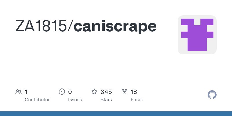 GitHub - ZA1815/caniscrape