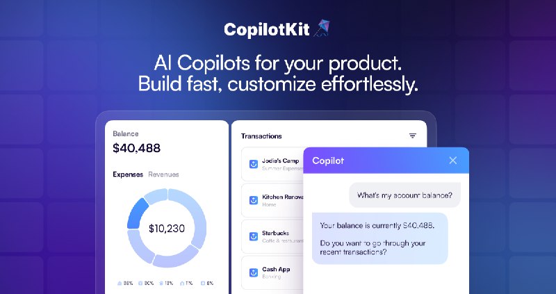 GitHub - CopilotKit/CopilotKit: The Frontend Stack for Agents & Generative UI. React + Angular.  Makers of the AG-UI Protocol