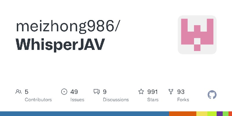 GitHub - meizhong986/WhisperJAV