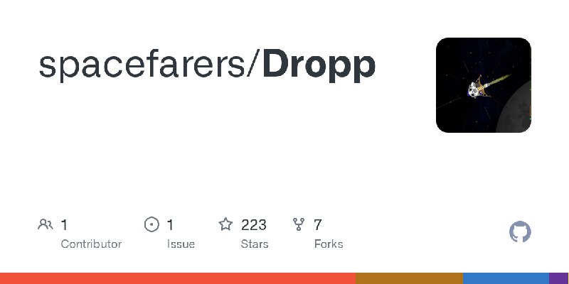 GitHub - spacefarers/Dropp