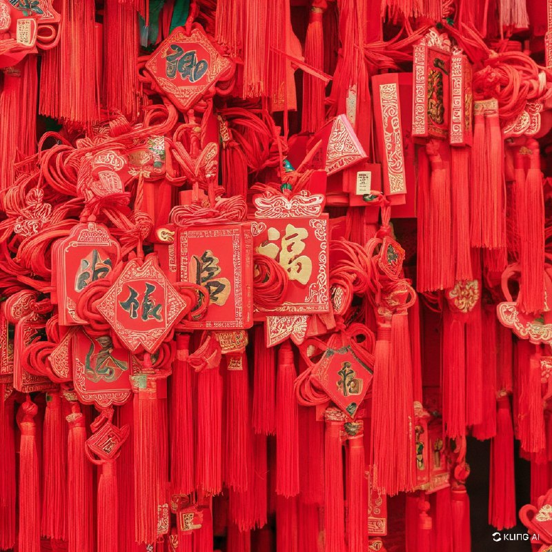 #Bing_Wallpaper"江苏省南京夫子庙里充满活力和沉浸感的新年祝福场景