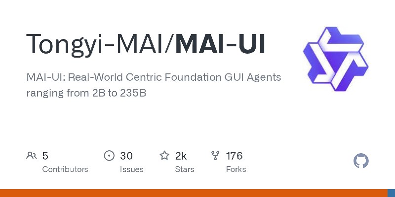 GitHub - Tongyi-MAI/MAI-UI: MAI-UI: Real-World Centric Foundation GUI Agents ranging from 2B to 235B