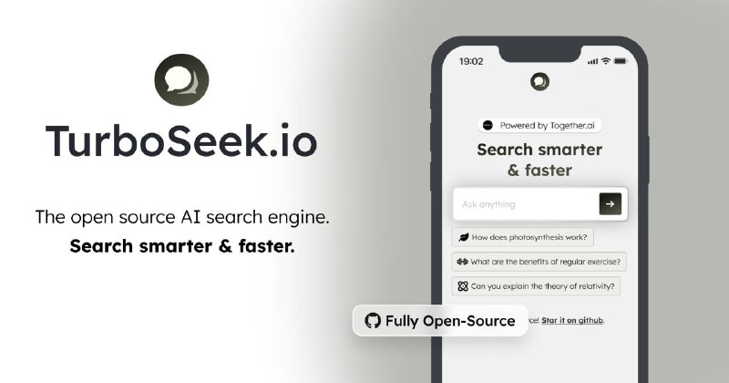 TurboSeek - 类 Perplexity 开源 AI 搜索引擎