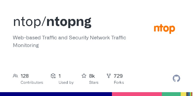 GitHub - ntop/ntopng: Web-based Traffic and Security Network Traffic Monitoring