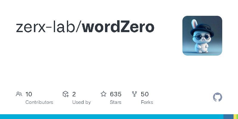GitHub - zerx-lab/wordZero