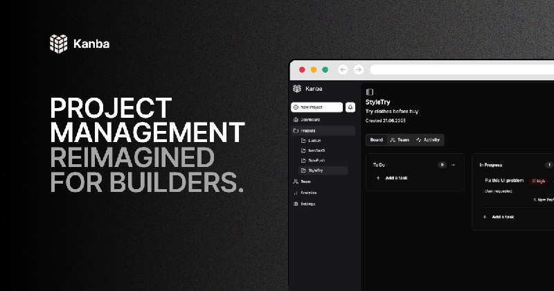 GitHub - Kanba-co/kanba: Kanba is an open-source project management tool for modern teams.