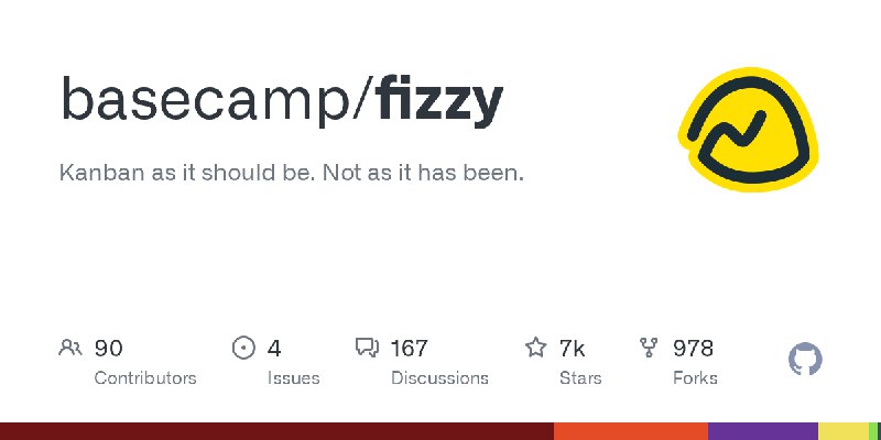 GitHub - basecamp/fizzy: Kanban as it should be. Not as it has been.