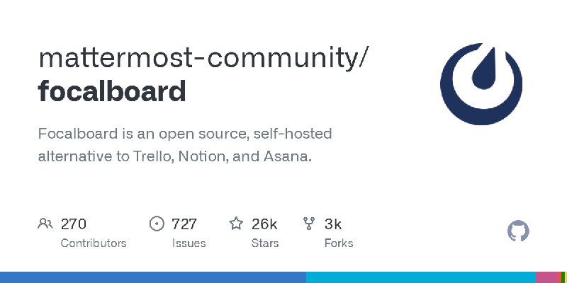 GitHub - mattermost-community/focalboard: Focalboard is an open source, self-hosted alternative to Trello, Notion, and Asana.