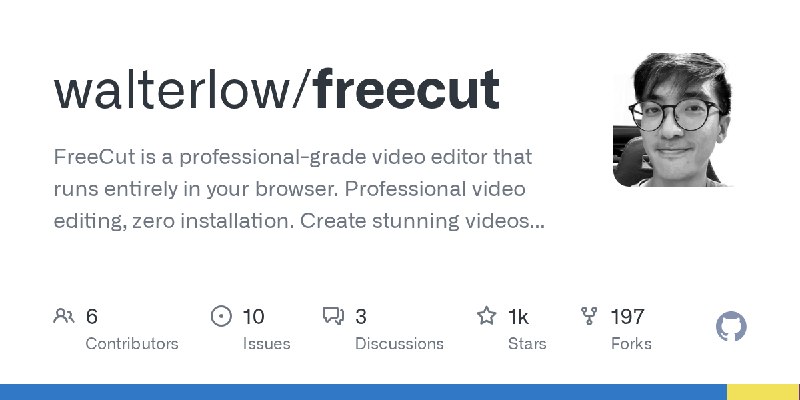 GitHub - walterlow/freecut: FreeCut is a professional-grade video editor that runs entirely in your browser. Professional video…