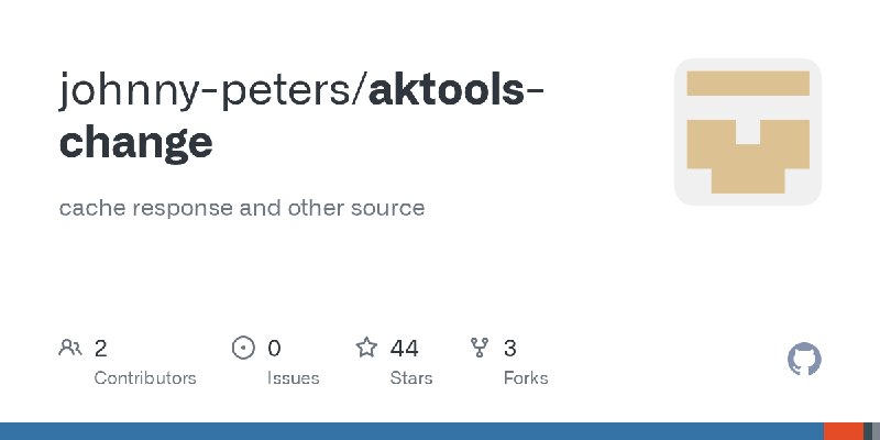 GitHub - johnny-peters/aktools-change: cache response and other source