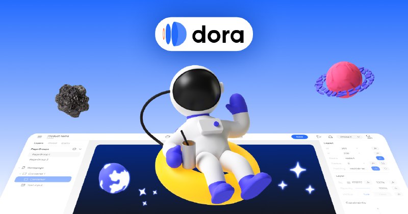 Dora: Start with AI, ship 3D animated websites without code