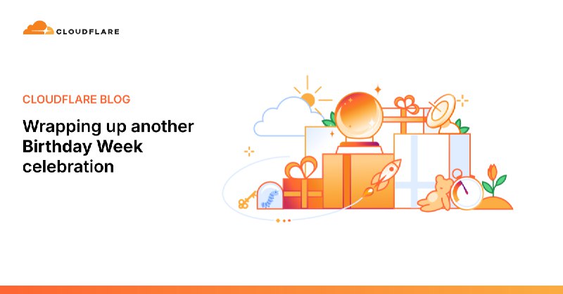 Wrapping up another Birthday Week celebration