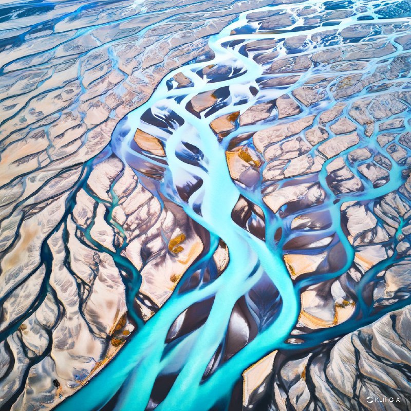 来自冰与火之国冰岛冰川河流鸟瞰图来自冰与火之国冰岛冰川河流鸟瞰图