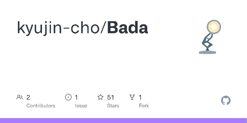 GitHub - kyujin-cho/Bada
