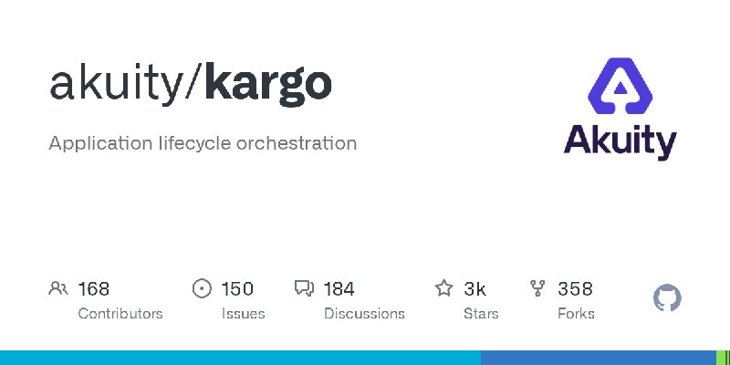 GitHub - akuity/kargo: Application lifecycle orchestration