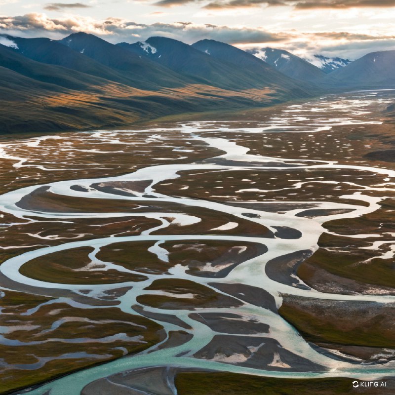 河流的狂野舞蹈温德河，布鲁克斯山脉，北极国家野生动物保护区，阿拉斯加州，美国河流的狂野舞蹈温德河，布鲁克斯山脉，北极国家野生动物保护区，阿拉斯加州，美国