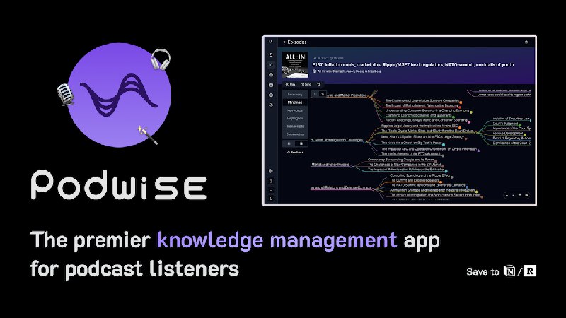 Podwise - Podcasts, Notes, AI