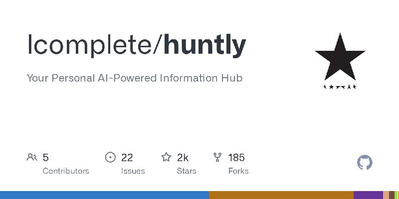 GitHub - lcomplete/huntly: Your Personal AI-Powered Information Hub