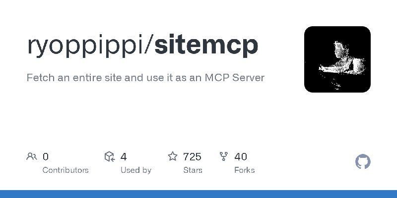 GitHub - ryoppippi/sitemcp: Fetch an entire site and use it as an MCP Server