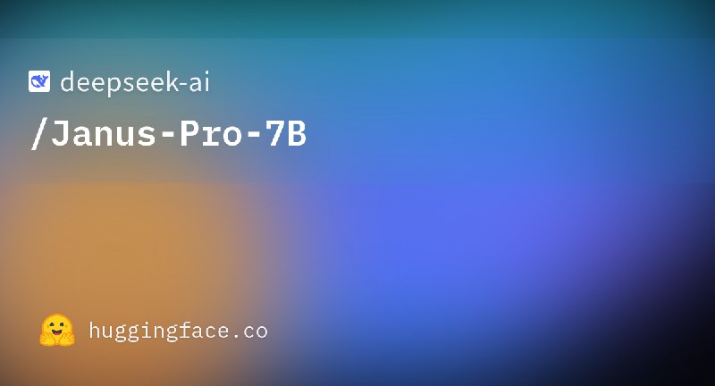 deepseek-ai/Janus-Pro-7B · Hugging Face