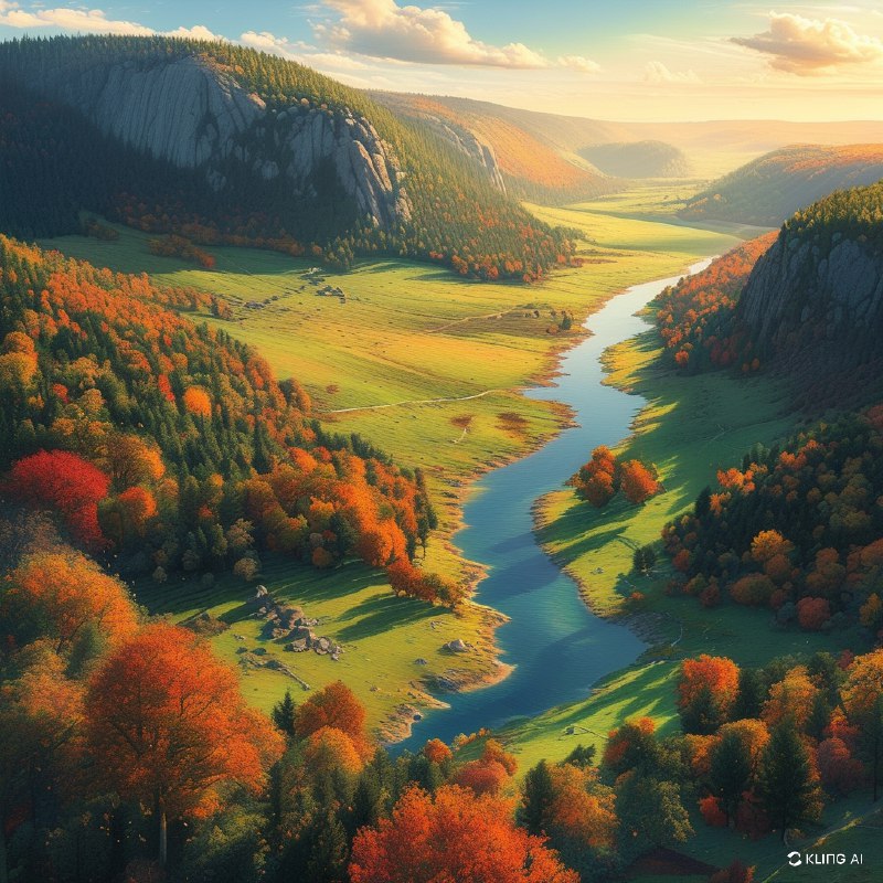 #Bing_Wallpaper航拍视角下的比利时布永广袤秋季景观，捕捉着雄伟的“巨人安息之地”