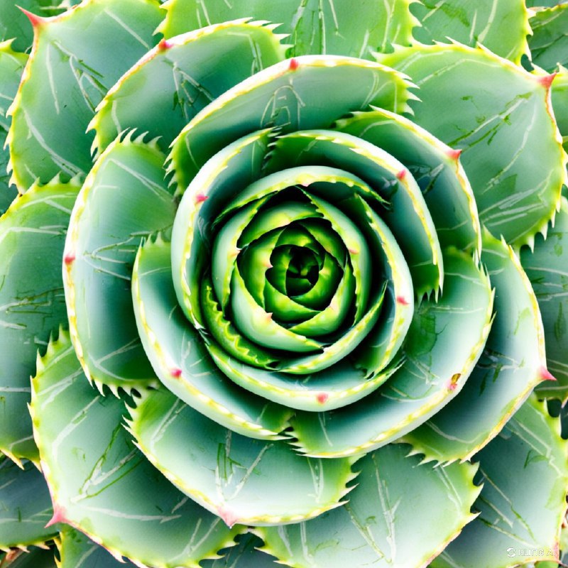 #Bing_WallpaperA close-up of a spiral pattern formed by the leaves of an aloe plant, exhibiting vibrant green hues and sharp, well-defined edges. The background features a blurred natural setting.特写镜头展示了一株芦荟植物叶片形成的螺旋图案，呈现出鲜艳的绿色色调和清晰分明的边缘