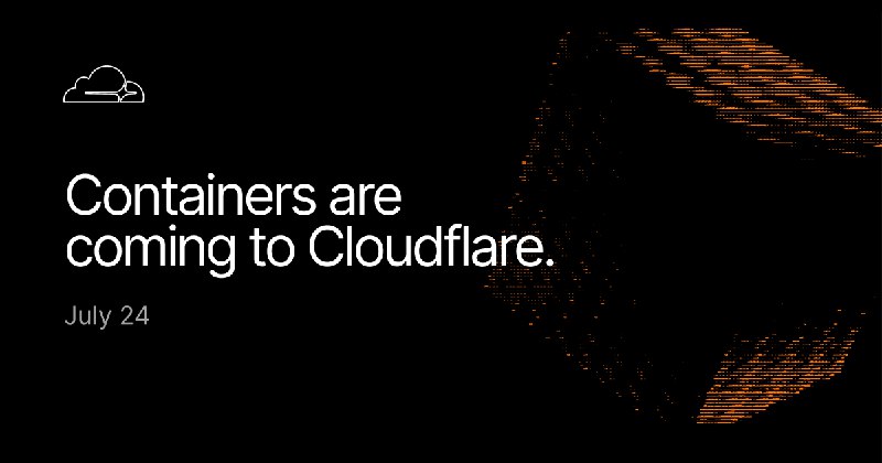 Cloudflare Containers - Open Beta Launch Event Recording