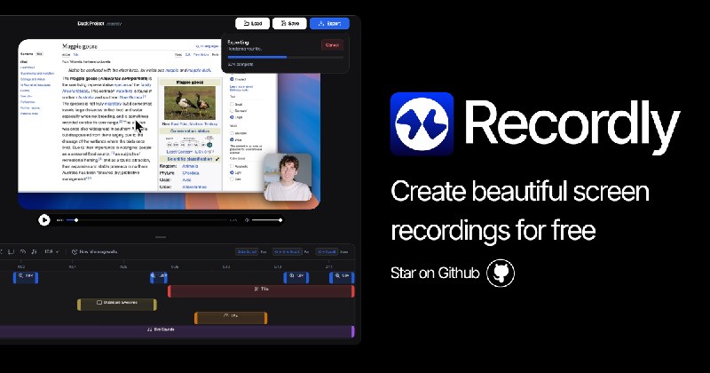 GitHub - webadderall/Recordly: Recordly is a powerful open-source screen recorder and editor for professional product videos, demos…