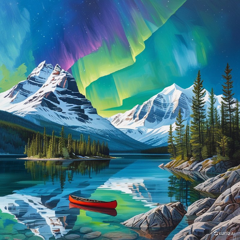 #Bing_Wallpaper贾斯珀国家公园玛琳湖的空灵景色，加拿大的精灵岛被宁静的、清澈透亮的湖水环绕，湖面倒映出巍峨覆雪的洛基山脉