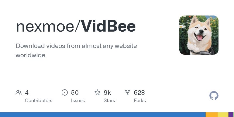 GitHub - nexmoe/VidBee: Download videos from almost any website worldwide