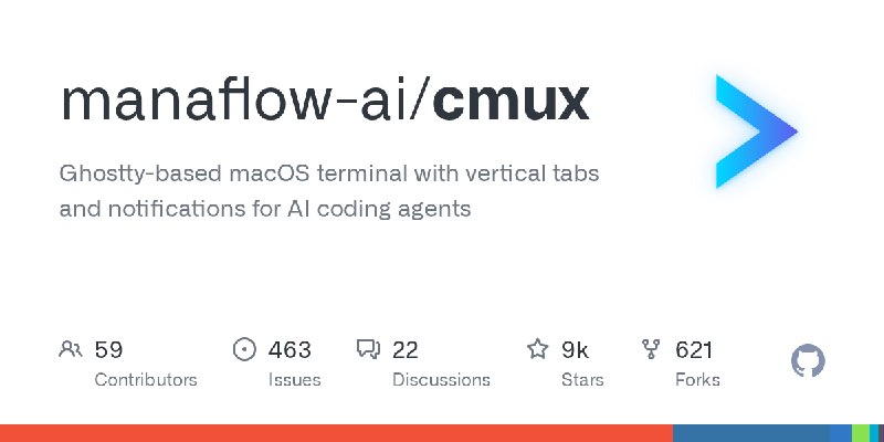 GitHub - manaflow-ai/cmux: Ghostty-based macOS terminal with vertical tabs and notifications for AI coding agents