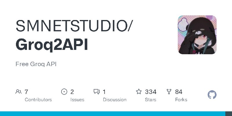 GitHub - SMNETSTUDIO/Groq2API: Free Groq API