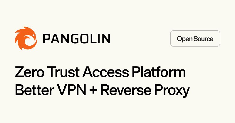 GitHub - fosrl/pangolin: Identity-aware VPN and proxy for remote access to anything, anywhere.